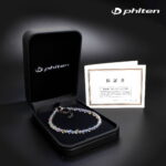 Vòng Tay Phiten Titanium & Crystal Combi (3Mm/4Mm)