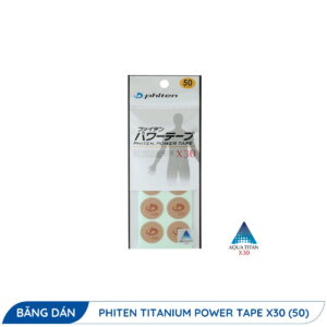 Miếng Dán Cơ Phiten Titanium Power Tape X30