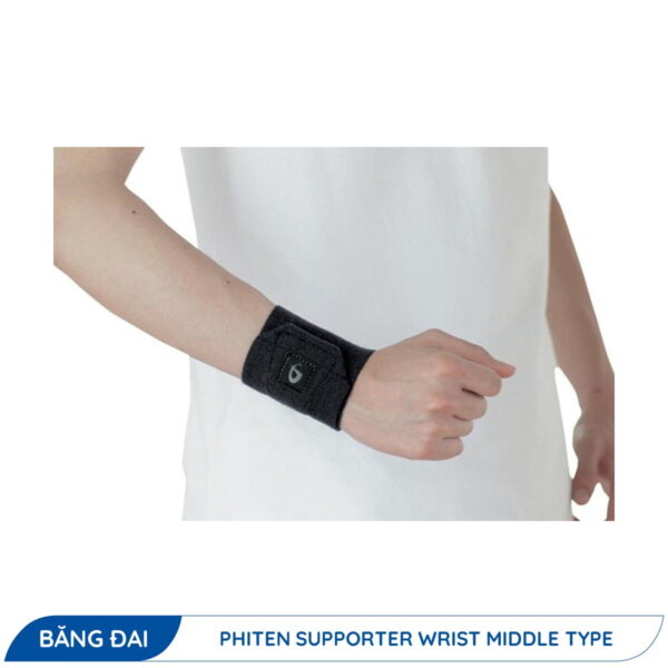 Đai Bảo Vệ Cổ Tay Phiten_Loại Vừa (1 Cái) 2 Đai Bảo Vệ Cổ Tay Phiten_Loại Vừa (1 Cái)