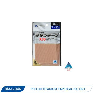 Băng Dán Cơ Phiten Titanium Tape X30 Pre-Cut