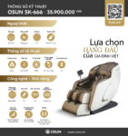 Ghế Massage Toàn Thân OSUN SK666