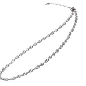 Vòng cổ Phiten Titanium Chain Necklace W Adzuki