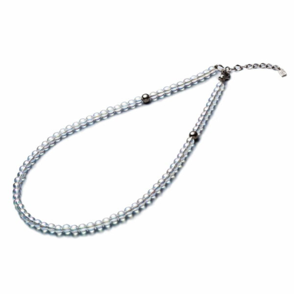 Vòng Cổ Phiten Titanium & Crystal (5Mm) 1 Vòng Cổ Phiten Titanium & Crystal (5Mm)