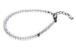 Vòng Tay Phiten Titanium & Crystal Combi (3Mm/4Mm)