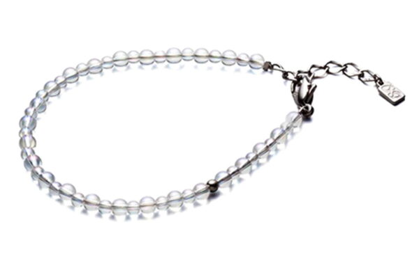 Vòng Tay Phiten Titanium & Crystal Combi (3Mm/4Mm)